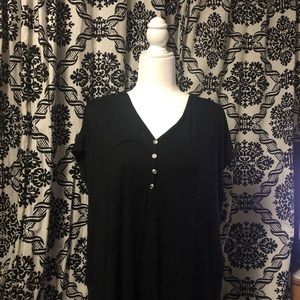 NWOT Cap Sleeve V-Neck Maxi Dress with buttons